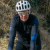 Person wearing a POC Essential Road Light Jersey in azurite multi blue